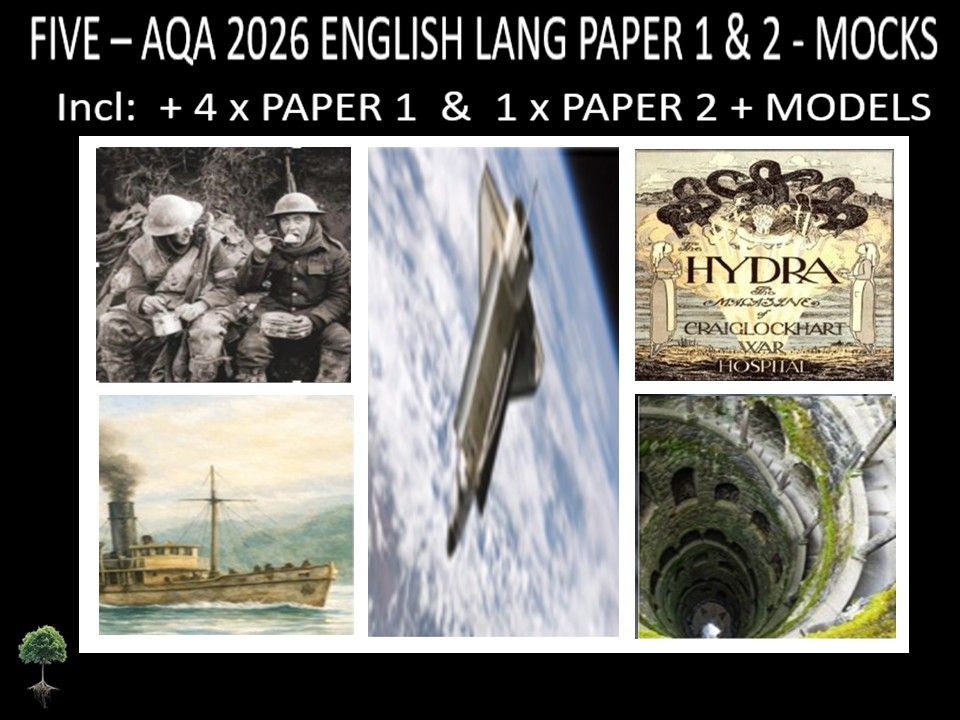FIVE - AQA PAPER 1 & 2 | 2026 FULL MOCKS | MODELS