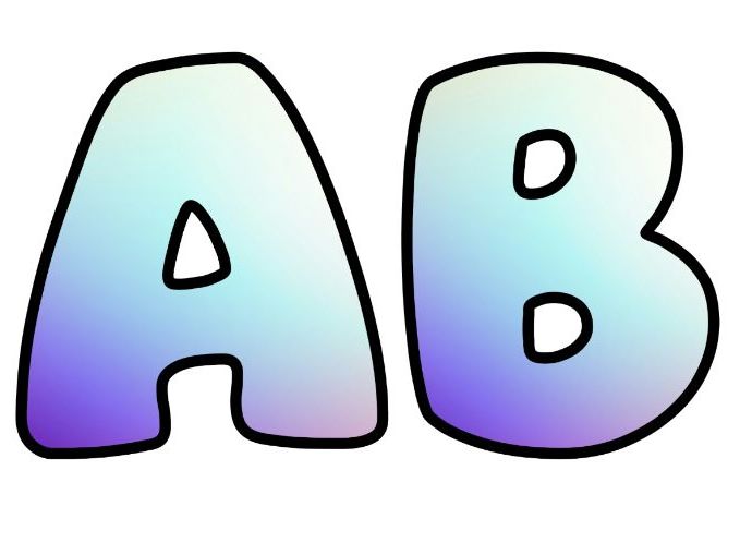 White Purple Hues Alphabet Lettering Set | Classroom Display | Upper & Lowercase, 0-9