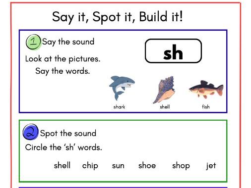 Phonics Practice Worksheets - Mixed level 3 sounds