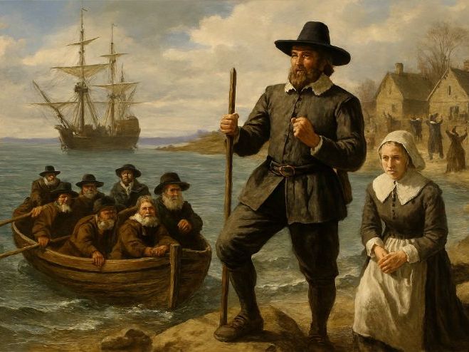 VOCABULARY STORY 687 The Pilgrims land in Boston