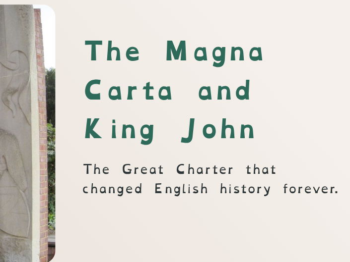 Medieval England - The Magna Carta and King John