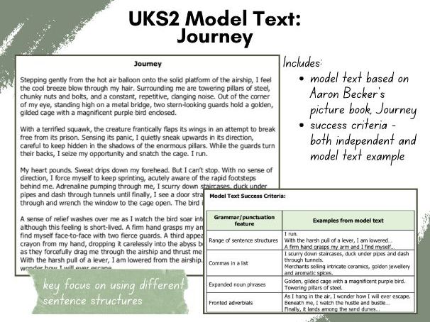 UKS2 Model Text - Journey