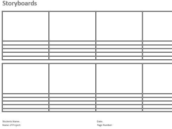 Storyboard Template