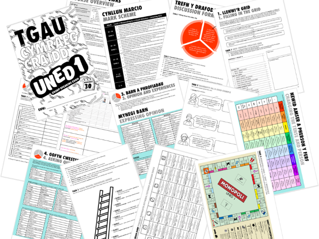 TGAU Cymraeg Craidd: Llyfryn Uned 1/GCSE Core Welsh: Unit 1 Booklet