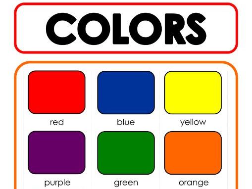 Free Printable Color Chart