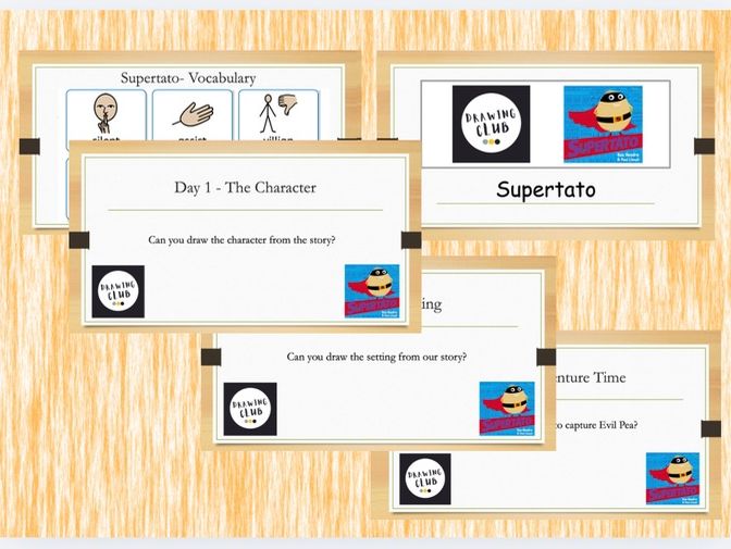 Drawing Club - Supertato Lesson Powerpoint