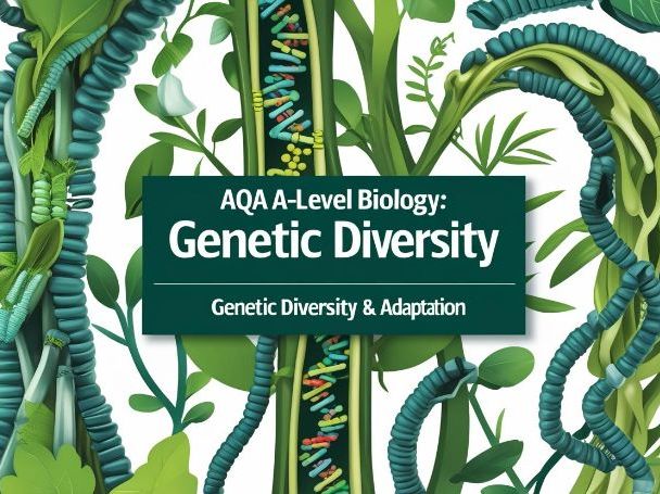 AQA A-level biology 3.4.3 Genetic diversity 3.4.4 Genetic diversity & adaptation Whole topic