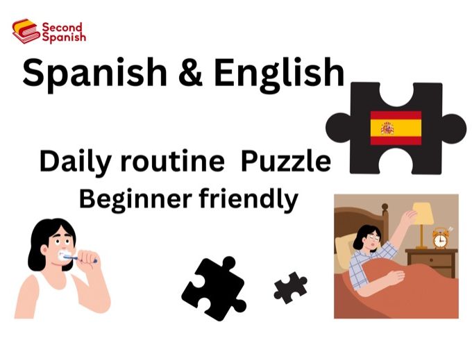 Spanish Daily Routine Puzzle
