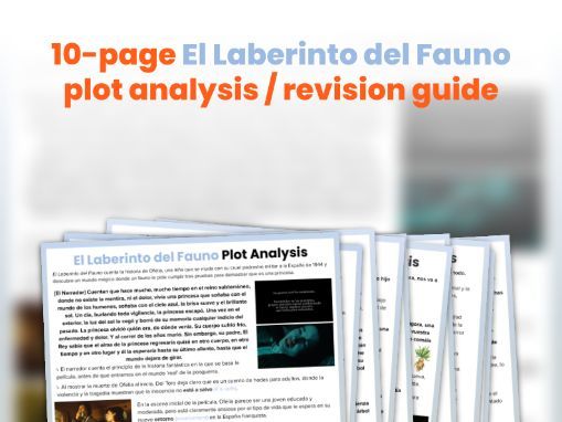 El Laberinto Del Fauno Plot Analysis