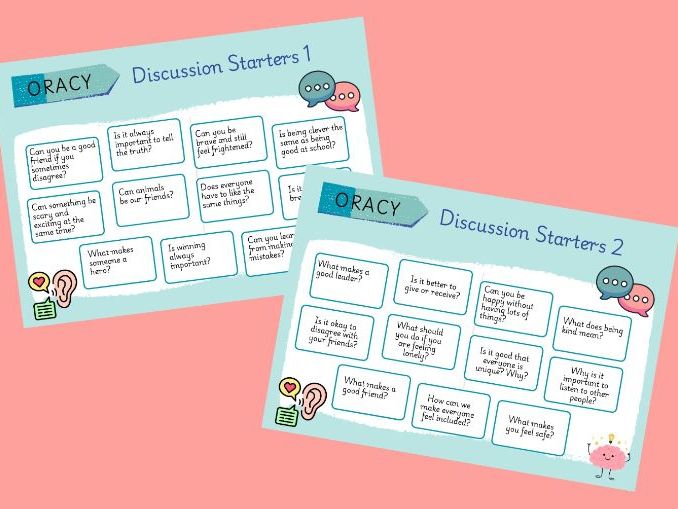 DISCUSSION STARTERS – KS1