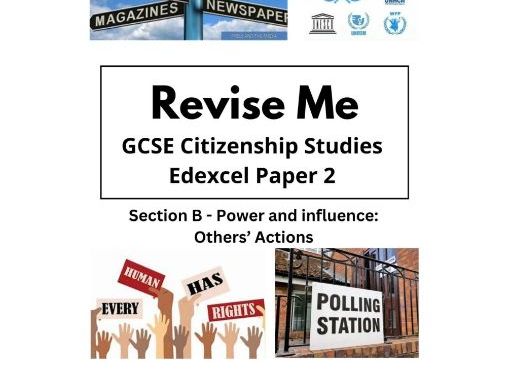 GCSE Citizenship Paper 2 Section B Workbook