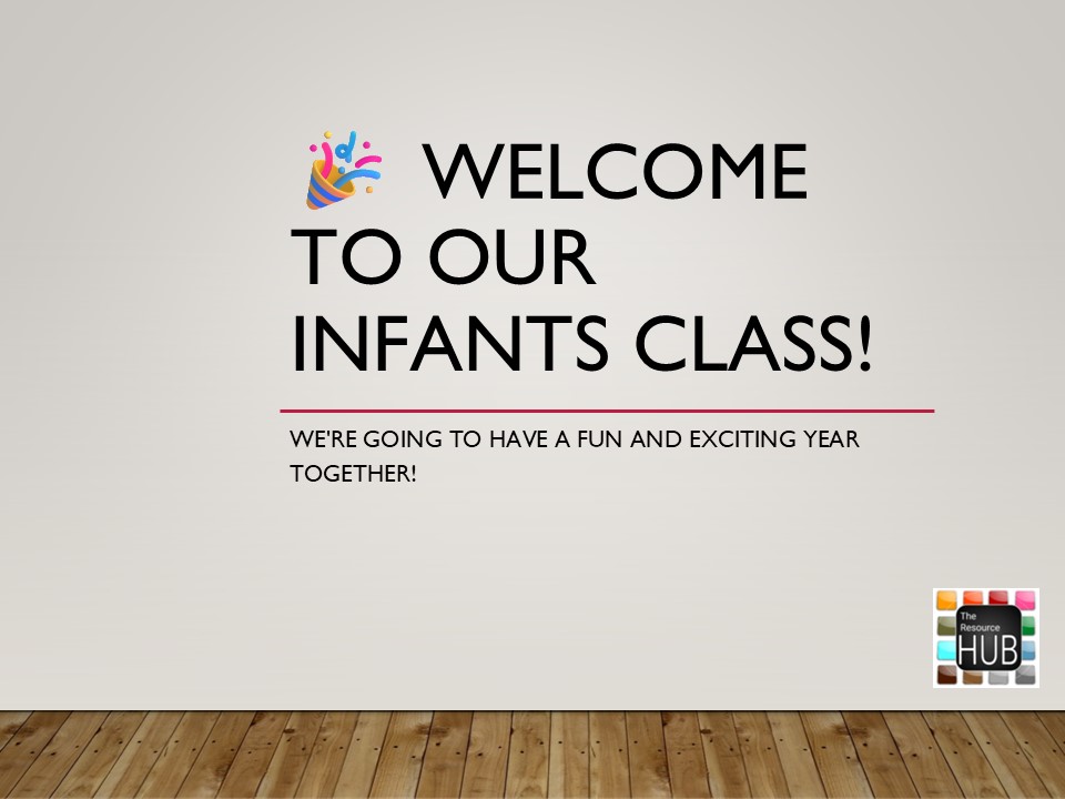 INFANTS Welcome to Our Class! – Editable First Day Presentation for Learners