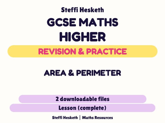 Area and Perimeter  GCSE Higher Revision