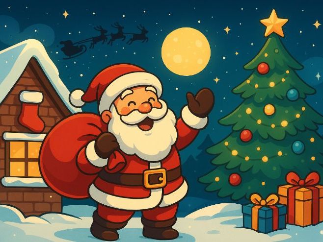 Christmas Poetry Pack: Original Poem, Onomatopoeia Tasks and ’Twas the Night Before Christmas Compre