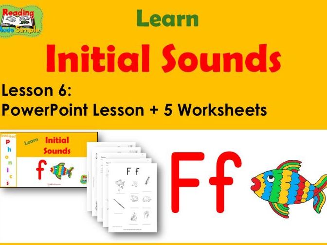 Ff Initial Sounds | 5 Worksheets
