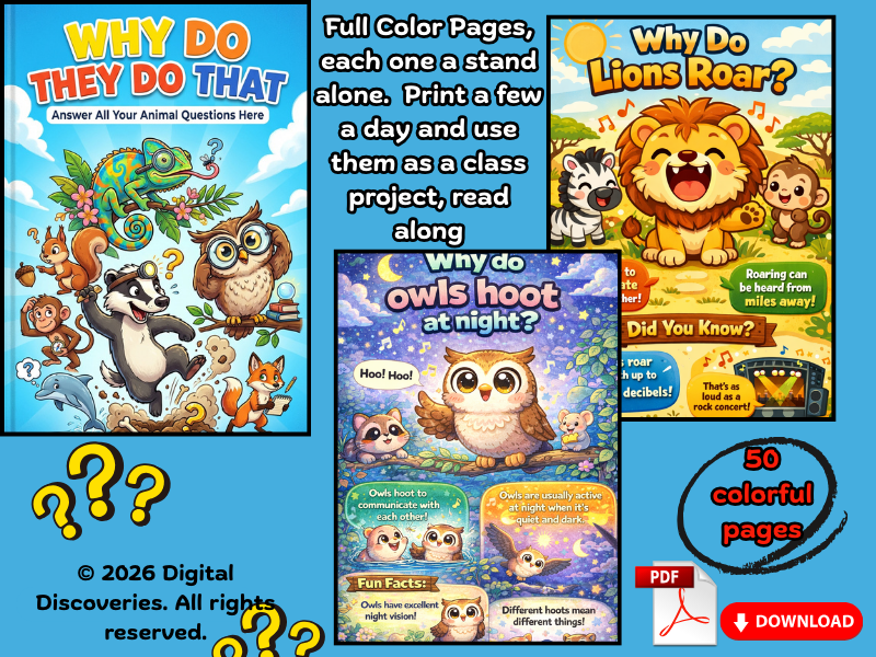 Why Do They Do That? Animals A read-aloud nonfiction picture book