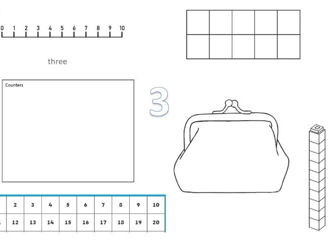 3 - Number Three - What might numbers look like? | Teaching Resources