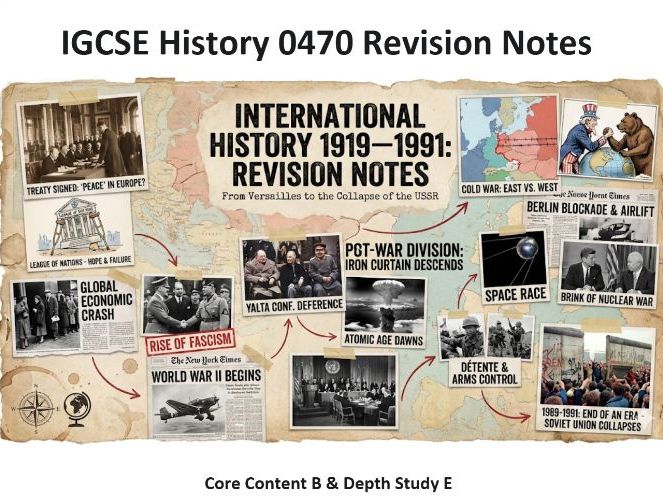 IGCSE History Revision Notes