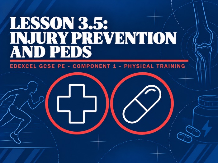 Edexcel GCSE PE C1-3.5 Injury Prevention and PEDs Lesson