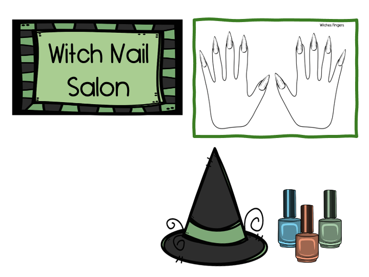 Witch Nail Salon Activity