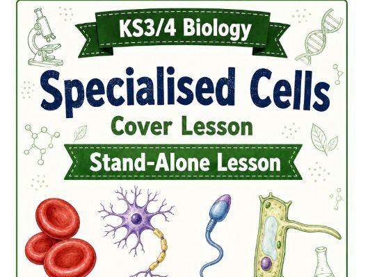 KS3 KS4 biology cover lesson - Specialised Cells