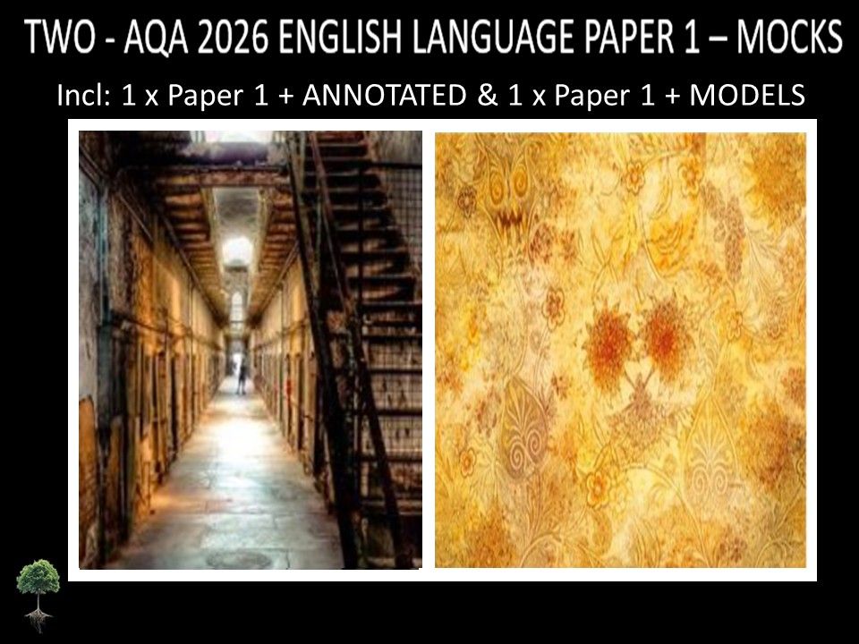 TWO - AQA PAPER 1 | 2026 FULL MOCKS | + ANNOTATED + MODELS