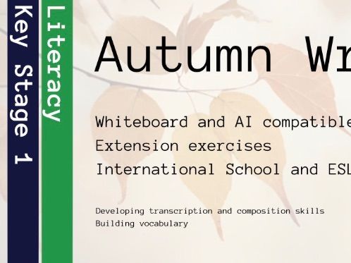 Autumn Themed Writing