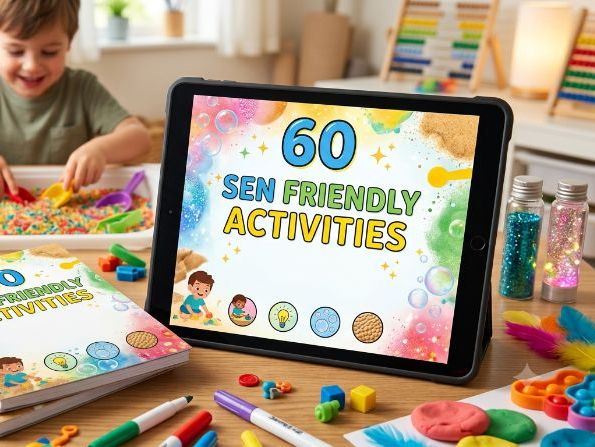 60 SEN friendly sensory activities | No-prep, No budget Regulation Toolkit for TA's & Parents