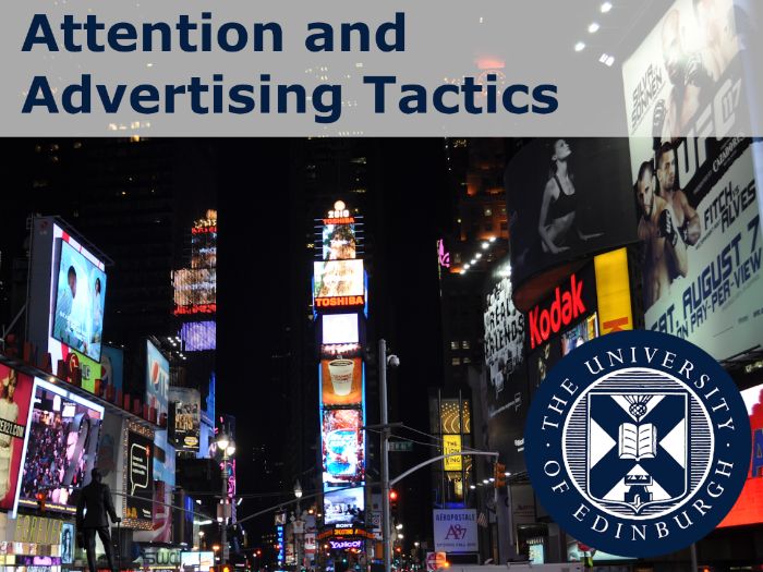 'Attention and Advertising Tactics' Psychology Resource