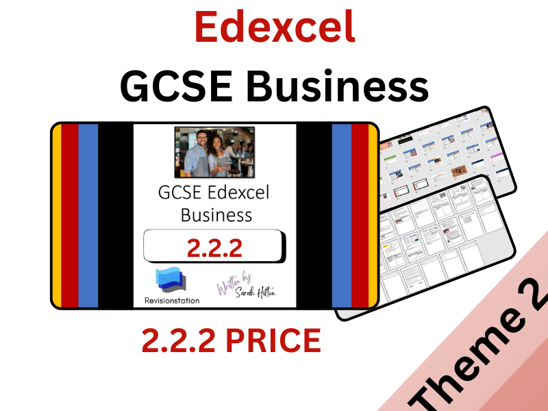 EDEXCEL GCSE BUSINESS 2.2.2 PRICE (COMPLETE LESSON) 222