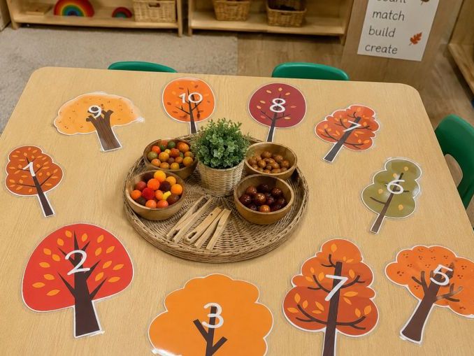 Autumn Counting Trees 1–10 | EYFS Maths & Fine Motor Activity