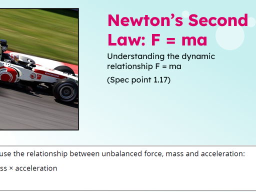 IGCSE Physics: F=ma | Edexcel Modular | Unit 1 | L10