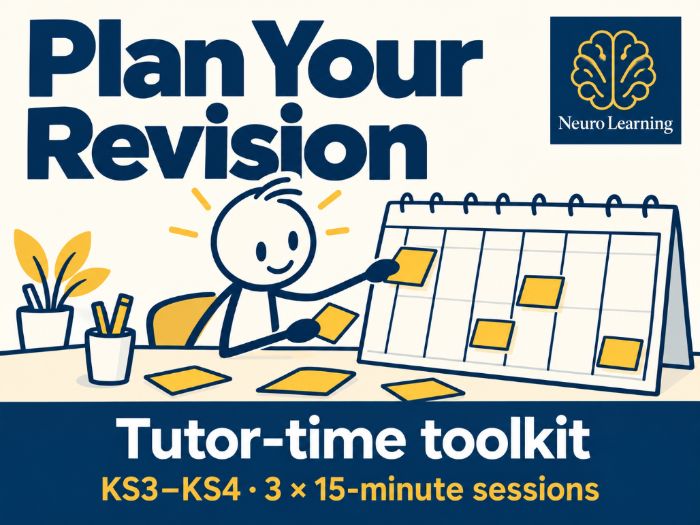 Revision Timetable KS3 KS4 | Realistic Revision Planning Toolkit