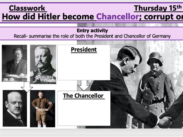 GCSE Democracy and Dictatorship- Part 2 LESSONS & WORKSHEETS