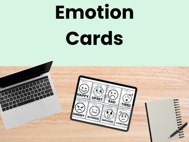 Emotion Cards - "I'm feeling..." Flashcards