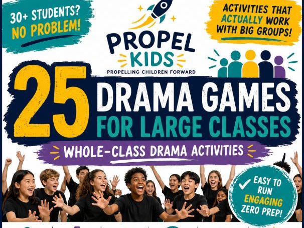 Drama Games for Large Classes: 25 games!