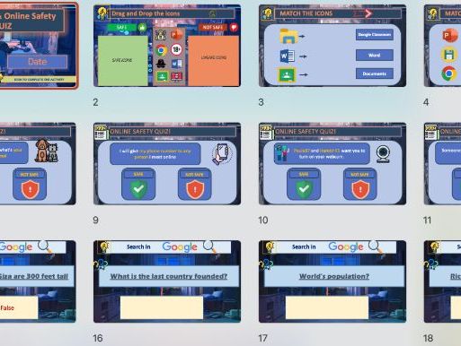 Safe Icons and Online Safety Quiz | Digital Literacy | KS1–KS2 / SEN
