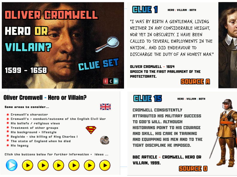 Oliver Cromwell: Hero or Villain Source Set
