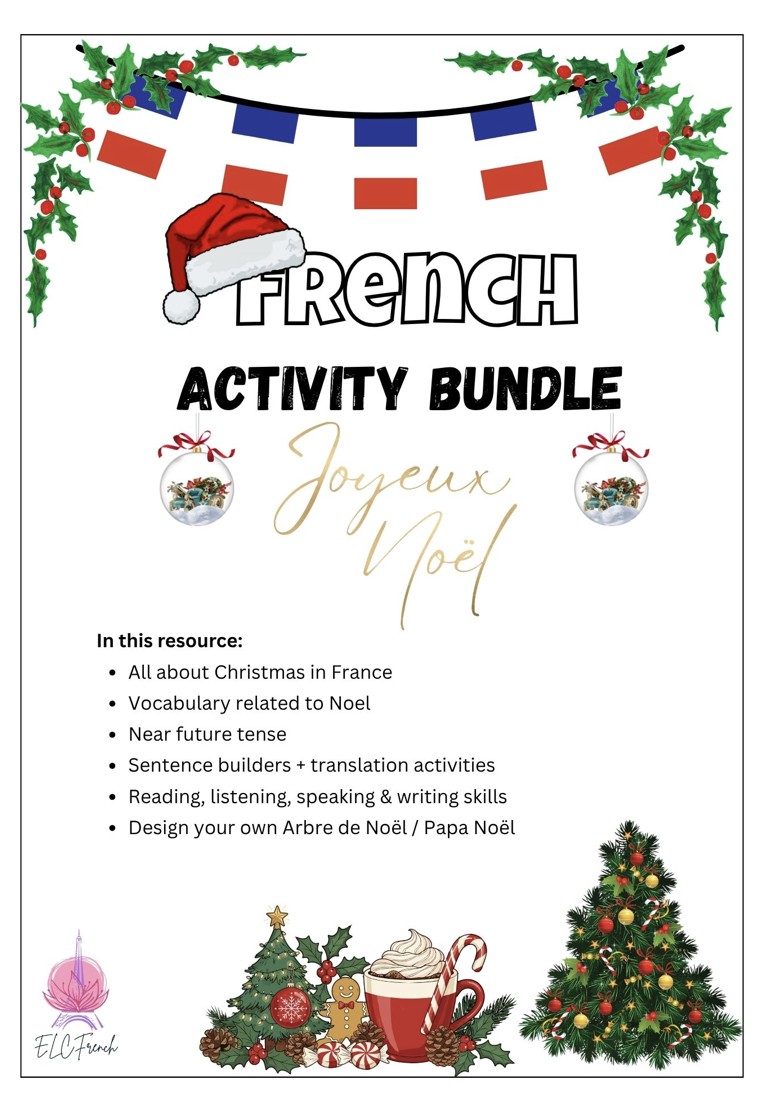French Christmas Activity Bundle