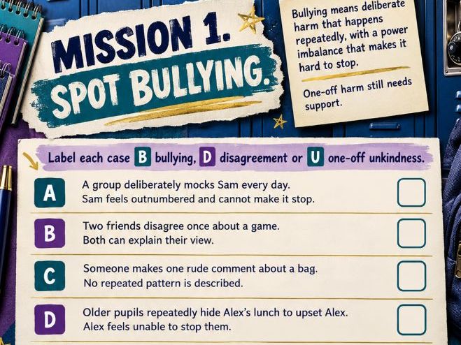 Anti-Bullying Escape Room | The Upstander Mission | KS3 KS4 PSHE