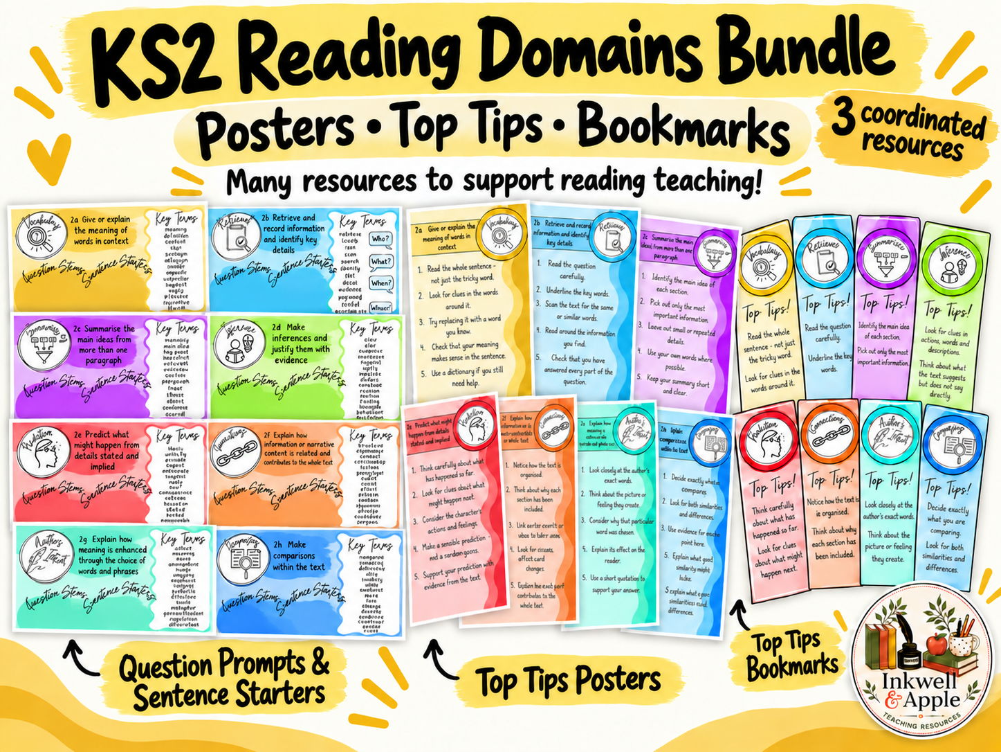 Reading Domains Display and Pupil Support Bundle
