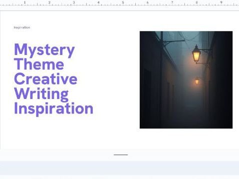 Mystery Theme Creative Writing Prompts - 18 Images - Powerpoint