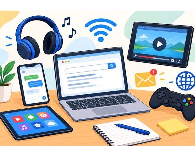 La Technologie - French Speaking & Listening worksheets on technology