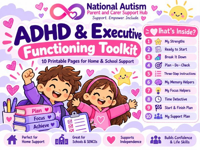ADHD & Executive Functioning Pack | KS1 & KS2