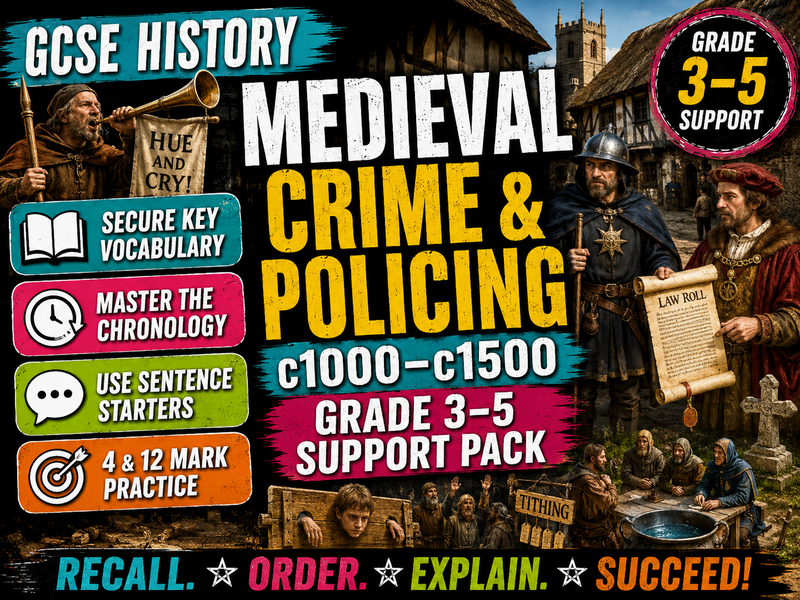 GCSE History - Crime and Punishment - Medieval Crime and Policing