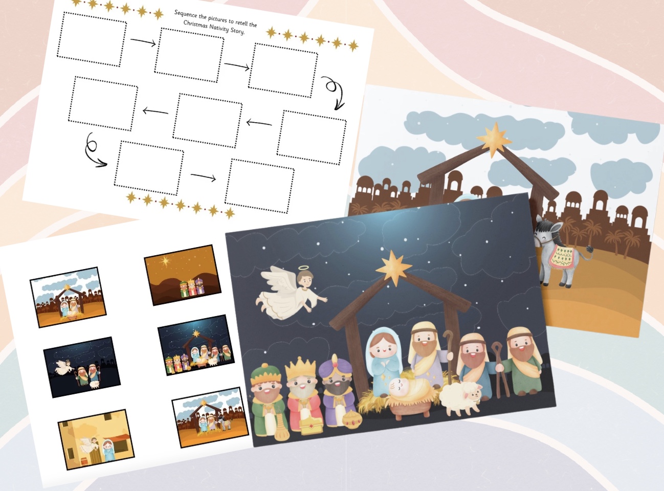 Image22102025at1958 christmas nativity story sequencing | teaching resources