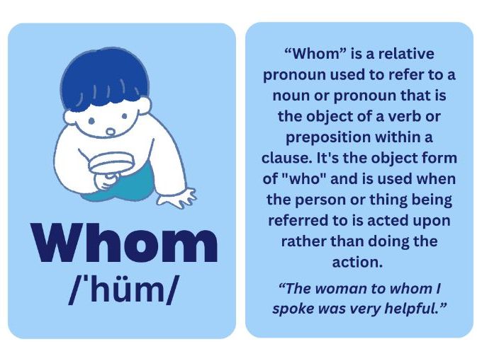 Relative Pronouns Flashcards