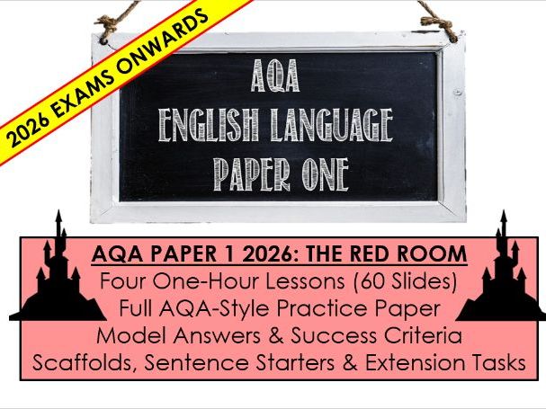 AQA English Language Paper 1 2026+ | The Red Room | Q1–Q5