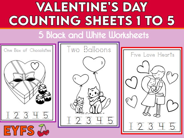 Count to 5 on Valentine's Day