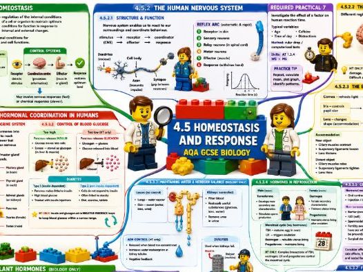 AQA TRIPLE BIOLOGY PAPER 2 GCSE KNOWLEDGE ORGANISERS LEGO THEMED